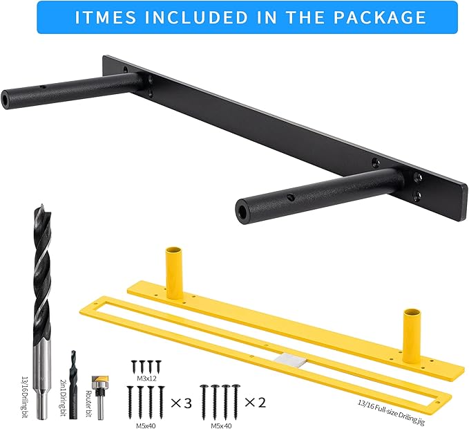 Heavy-Duty Floating Shelf Bracket, , Hidden Shelf Bracket for Mantel, if Installed on Studs, Maximum Load of 210 pounds, Hidden Bracket 22inches (with Premium Build kit)-Ruum Studio Home
