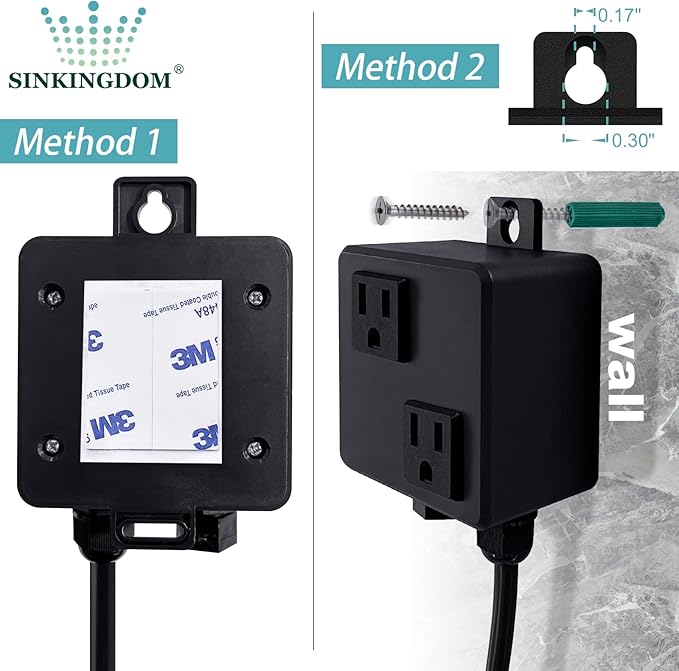 SinkTop Air Switch Kit (Long Full Brass Button) for Disposal, Dual Outlet, (Chrome)-Ruum Studio Home