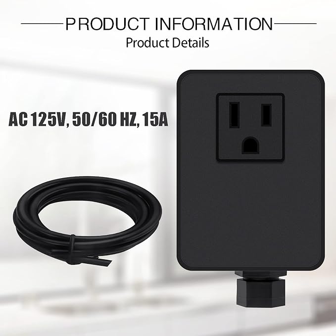 SinkTop Air Switch Kit (Long Full Brass Button) for Garbage Disposal, Cordless Oil Rubbed Bronze-Ruum Studio Home