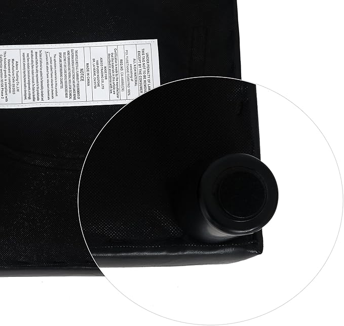 Joveco Small Footstool Ottoman, PU Leather Square Upholstered Footrest with Plastic Legs, Under Desk Foot Stools for Living Room Bedroom Office, Black-Ruum Studio Home