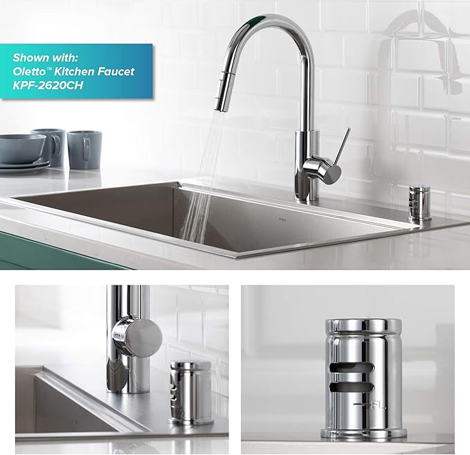 KRAUS Dishwasher Air Gap in Chrome, KAG-1CH-Ruum Studio Home