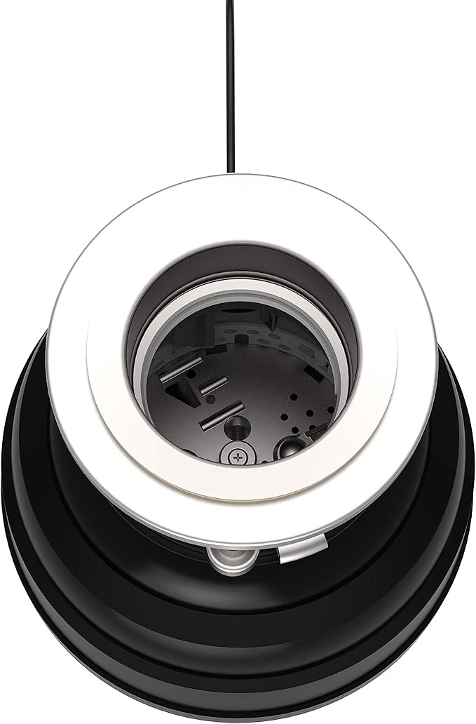 Waste Maid 10-US-WM-458-3B Garbage Disposal Anti-Jam Stainless Steel Food Waste Grinding System, 3/4 HP Deluxe, Black-Ruum Studio Home
