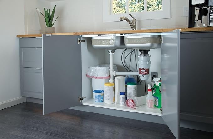 Waste King Garbage Disposal for Kitchen Sink with Power Cord, Compact Food Waste Disposer, L-111-Ruum Studio Home