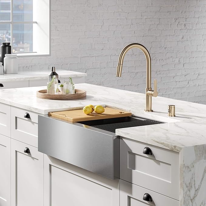 KRAUS Dishwasher Air Gap in Spot Free Antique Champagne Bronze, KAG-1SFACB-Ruum Studio Home