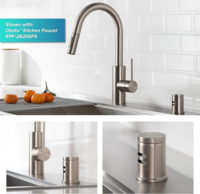 KRAUS Dishwasher Air Gap in Spot Free All-Brite™ Stainless Steel, KAG-1SFS-Ruum Studio Home