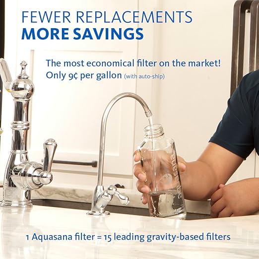 Aquasana Under Sink Water Filter System - Reduces PFAS, Lead, & Chlorine in Drinking Water - Under Counter Claryum Filtration for Kitchen - 3-Stage - Chrome Faucet - AQ-5300.56-Ruum Studio Home