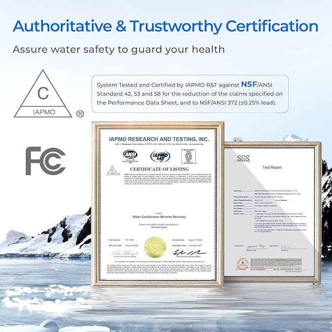 Waterdrop G3P600 Reverse Osmosis System, 8 Stage Tankless Reverse Osmosis Water Filter, NSF/ANSI 42 & 58 & 372 Certified, Under Sink RO System, 2:1 Pure to Drain, Smart LED Faucet-Ruum Studio Home