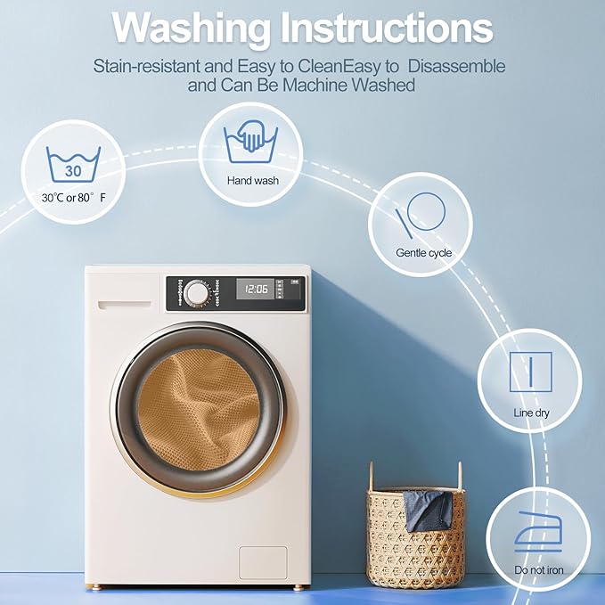 Couch Cushion Covers Individual Large Super Stretch Chenille (Softer Version) Sofa Cushion Covers, Couch Seat Covers Couch Slipcovers Furniture Protector (3PC, Khaki)-Ruum Studio Home