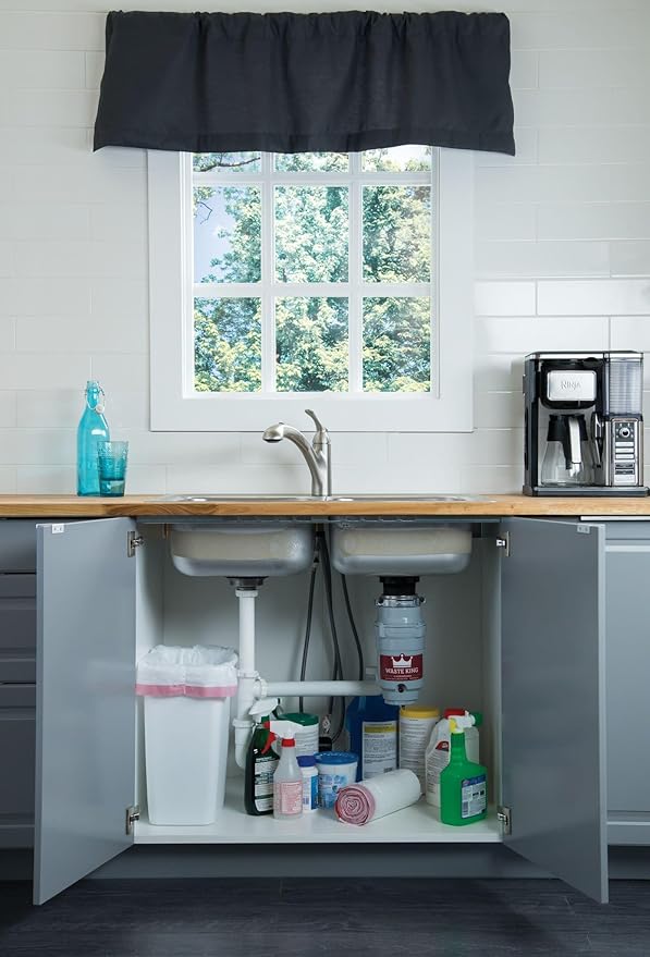 Waste King Garbage Disposal for Kitchen Sink with Power Cord, L-1001-Ruum Studio Home