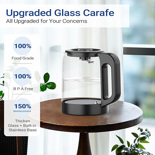 Ecoviva Countertop Reverse Osmosis System RO Water Filter, 5-Stage Filtration, Real-time TDS Monitor, 3:1 Pure to Drain, No Installation Portable Water Purifier-Black-Ruum Studio Home