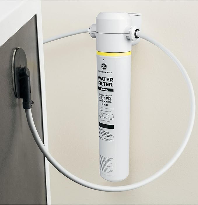 GE FQK1K Under Sink Water Filter | Replacement for Water Filtration System | Easy Install | Reduces Sediment, Rust & Other Impurities from Water | Replace Every 6 Months for Best Results | 1 Filter-Ruum Studio Home