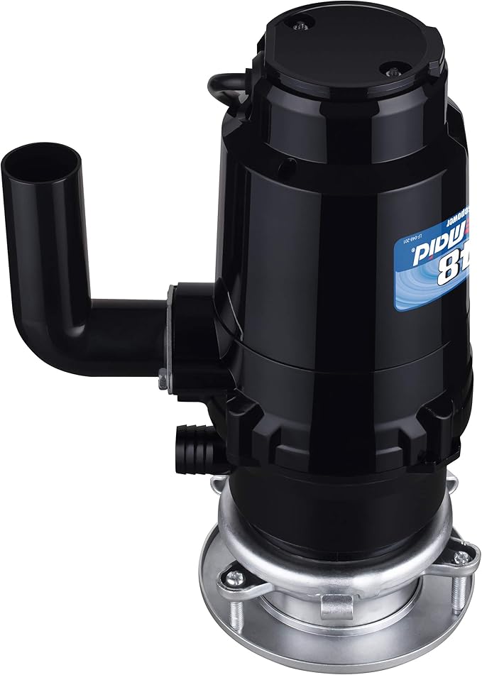 Waste Maid 10-US-WM-048-3B Garbage Disposal Anti-Jam Stainless Steel Food Waste Grinding System, 1/3 HP Compact, Black-Ruum Studio Home