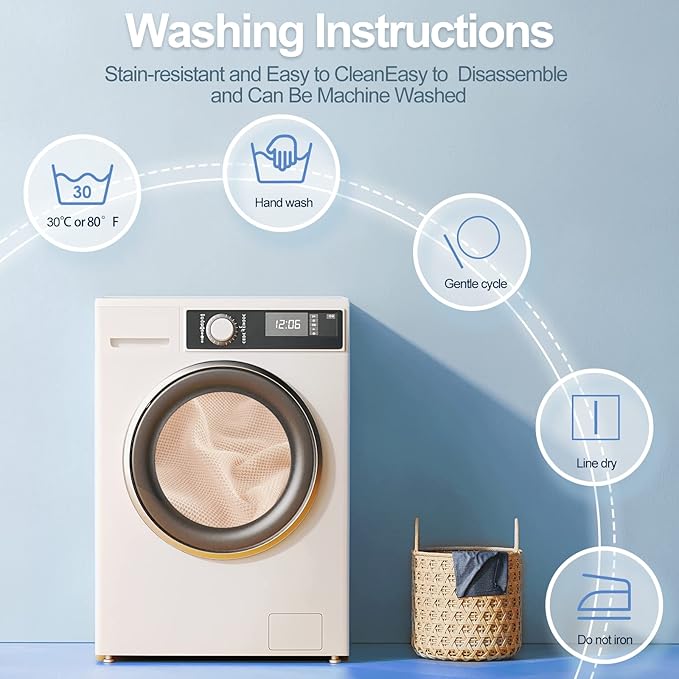 Large Backrest Cushion Covers Super Stretch Backrest Covers for 3 Cushion Couch Sofa, Couch Back Cushion Covers Featuring with Chenille Yarn (Softer Version, 3PC, Beige)-Ruum Studio Home