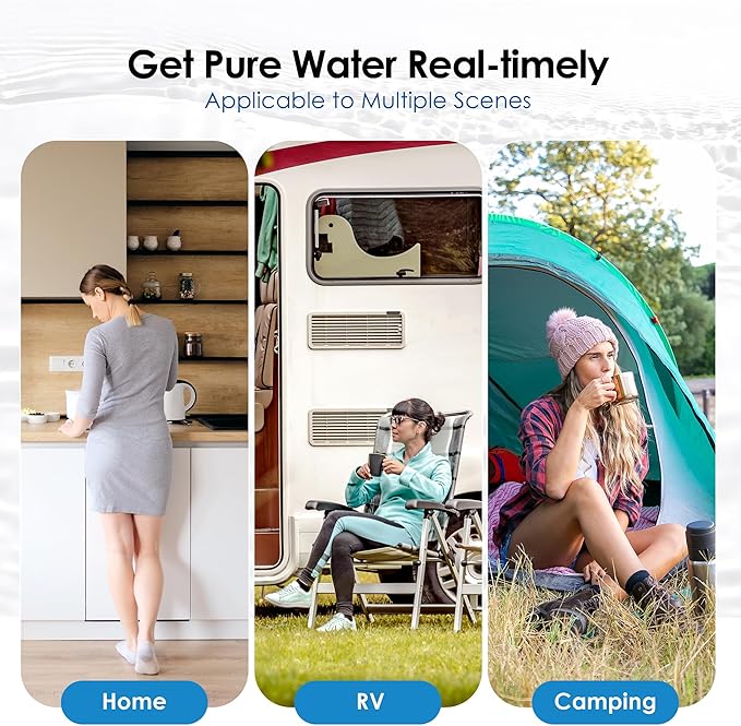 Waterdrop NSF/ANSI 42&372 Certified Water Filter, Replacement for Berkey® BB9-2® Black Filters, ProOne® or Alexapure® Gravity Water Filter System and Waterdrop King Tank Series, (Pack of 2)-Ruum Studio Home