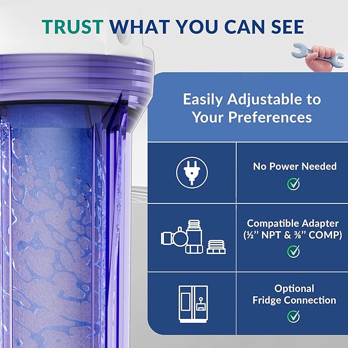 iSpring RCC7AK-UV, NSF Certified, 7-Stage Under Sink Reverse Osmosis Water Filtration System with Alkaline Remineralization and UV Filter, Patented Top-Mounted Faucet Design for Easy Installation-Ruum Studio Home