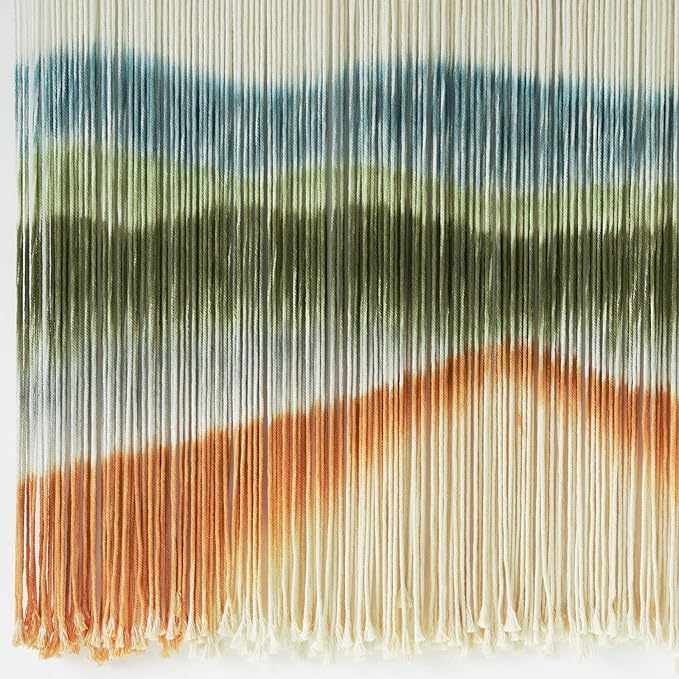 IOWER Macrame Wall Hanging Dip-Dye Chic Home Decor Boho Wall Decor Yarn Wall Art for Nursery, Bedroom, Living Room,Backdrop,57" W X 35" L-Ruum Studio Home