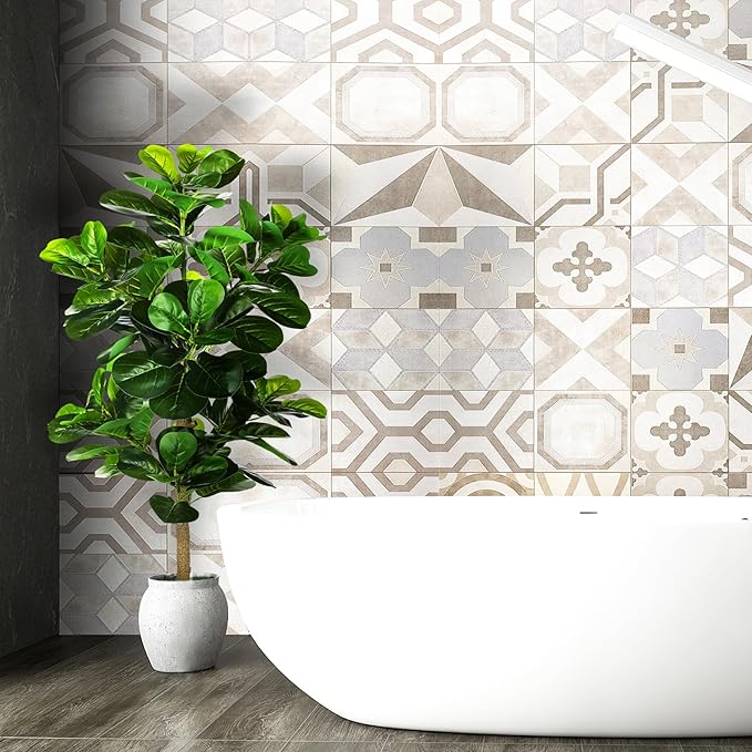 5ft Artificial Fiddle Leaf Fig Tree (60in) with Plastic Nursery Pot Faux Tree, Ficus Lyrata Fake Plant for Office House Farmhouse Living Room Home Decor (Indoor/Outdoor)-Ruum Studio Home