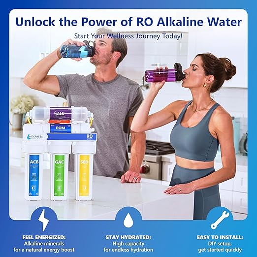Express Water Reverse Osmosis Water Filter System, Multi-Stage Filtration, BPA Free-Ruum Studio Home