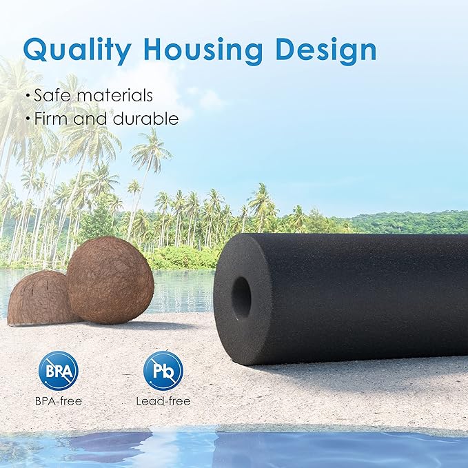 Waterdrop Upgrade NSF/ANSI 372 Certified Water Filter, Silver Ions Added, Replacement for Berkey® BB9-2® Black Filters, Berkey® Gravity Water Filter System and Waterdrop King Tank Series-Ruum Studio Home