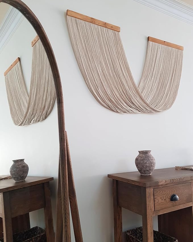 Knots & Beyond Macrame Wall Hanging Large, Boho Wall Tapestry, Bohemian Wall Decor, Fiber Wall Art-Ruum Studio Home