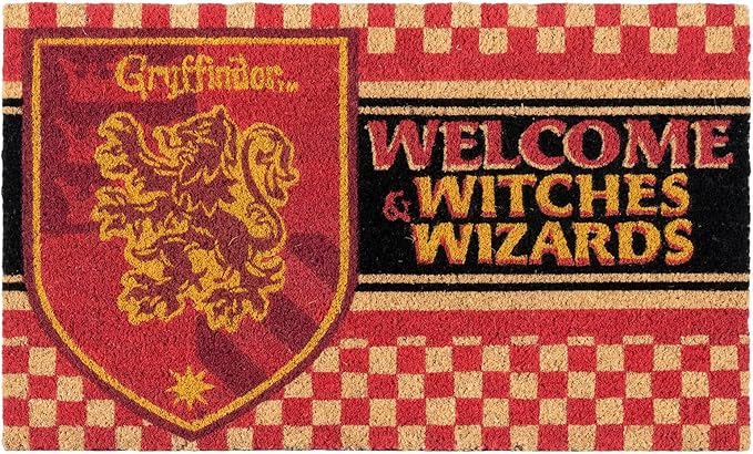 Gertmenian Harry Potter Coir Doormat - 2x3 Welcome Mat (2-Pack), Ideal for High Traffic Areas in Front Door, Garage, Entryway - Paramount Hogwarts/Witches, 80027-Ruum Studio Home