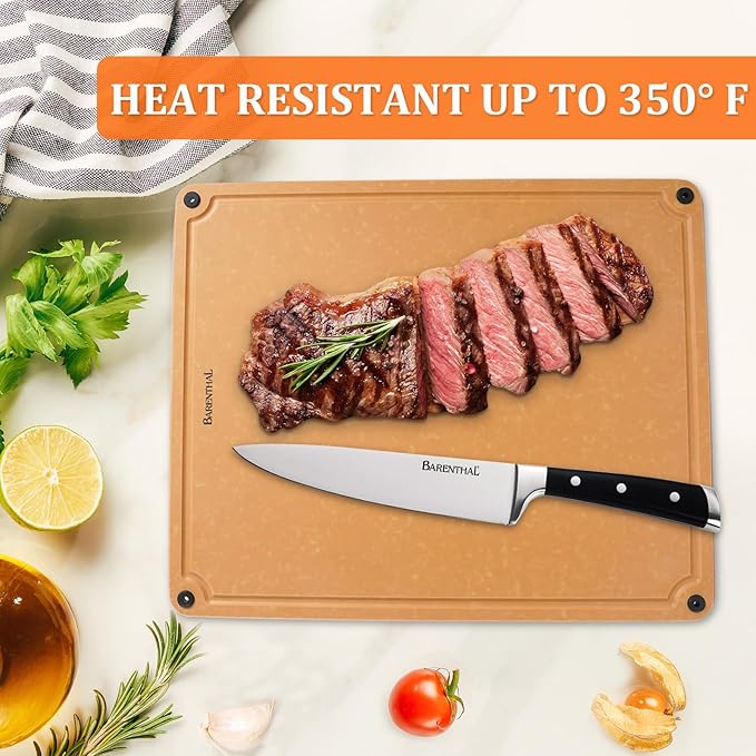 Large cutting boards for kitchen dishwasher - 2PC cutting board set double-sided with Non-Slip Feet and Juice Groove Composite chopping board for kitchen knife Friendly XL(18.8")+L(14.5")-Ruum Studio Home