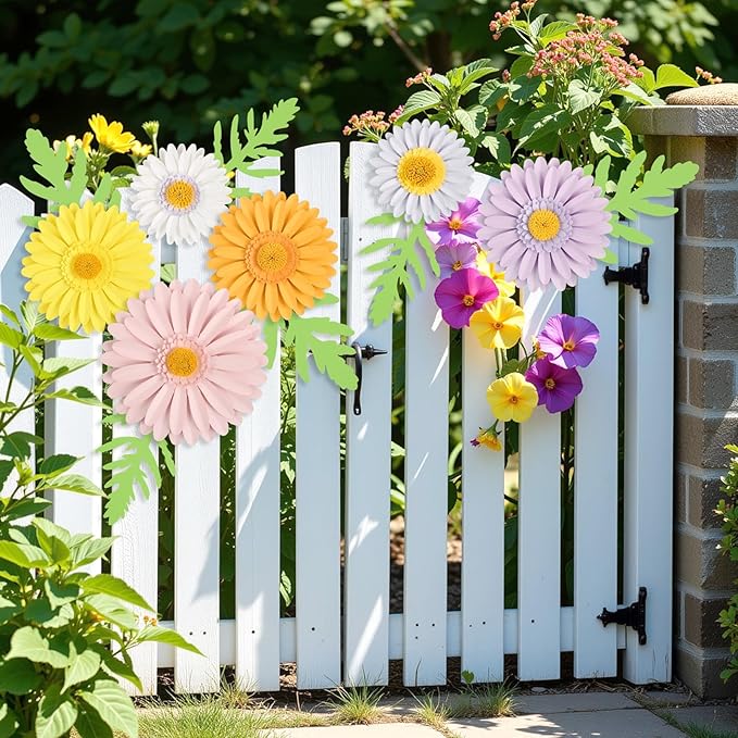 3D Paper Flowers Decorations for Wall, Large Daisy Paper Flowers for Bulletin Board, Wedding, Baby Shower, Tea Party, Classroom, Bedroom Decor-Ruum Studio Home