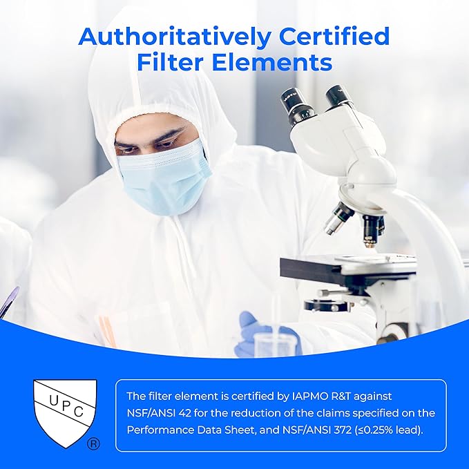 Waterdrop NSF/ANSI 42&372 Certified Water Filter, for Berkey® BB9-2® Black Filters, Berkey® Gravity Water Filter System and Waterdrop King Tank Series Travel, (Pack of 3)-Ruum Studio Home