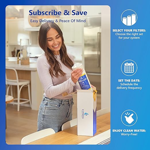Express Water Reverse Osmosis Water Filter System, Multi-Stage Filtration, BPA Free-Ruum Studio Home