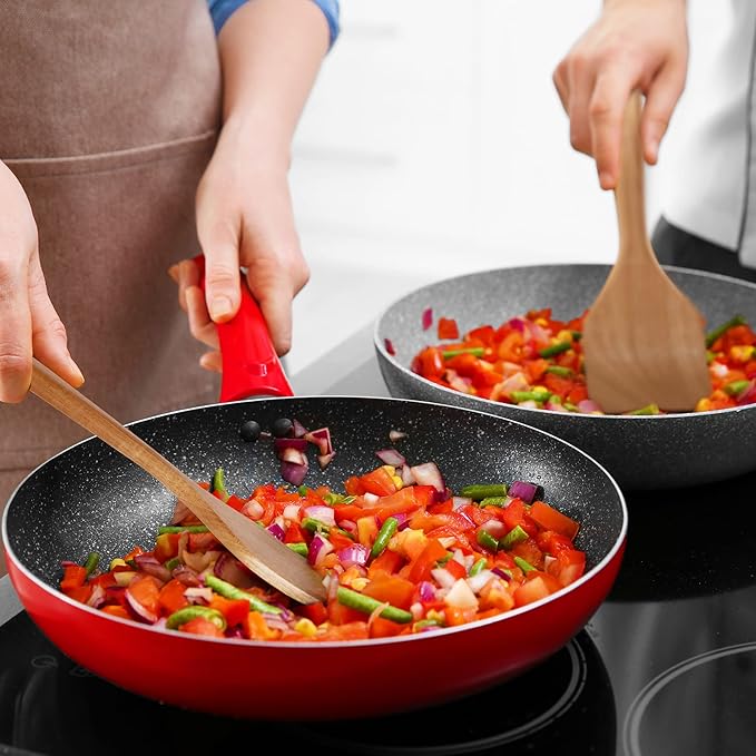 Acacia Wooden Spoons for Cooking: 5-Piece Kitchen & Cooking Utensils Set - Wooden Spatula, Slotted & Pasta Spoon - Essential Wooden Utensil Set-Ruum Studio Home
