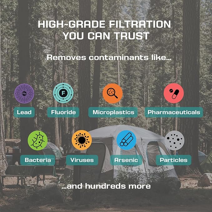 Coldstream FTO Plus Water Filter Cartridge - Dependable for Easy Installation as a Berkey Replacement - Ceramic Gravity Filter For Stainless Steel Systems-Ruum Studio Home