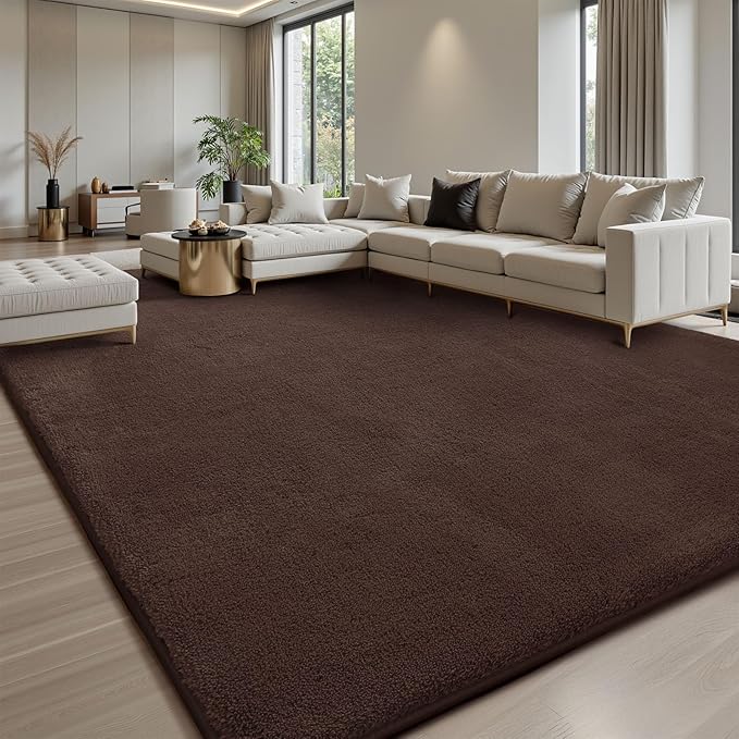 Sour Lemon 10x14 Area Rugs for Living Room, Soft Large Area Rug Fluffy Rugs for Bedroom,Machine Washable Area Rug Non Slip Carpet Rug for Living Room Playroom Kids Room Home Decor-Ruum Studio Home