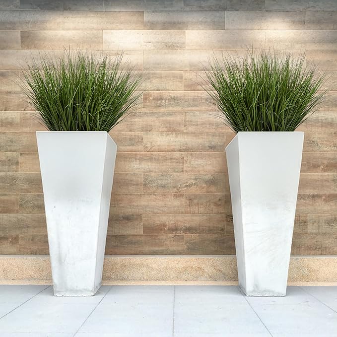 32PCS 17.3" Fake Plants Artificial Wheat Grass Greenery Plastic Plants Fake Grass Artificial Plants for Outdoor Decor Artificial Grass Plant with Greenery Stems for Indoor Home Decoration-Ruum Studio Home