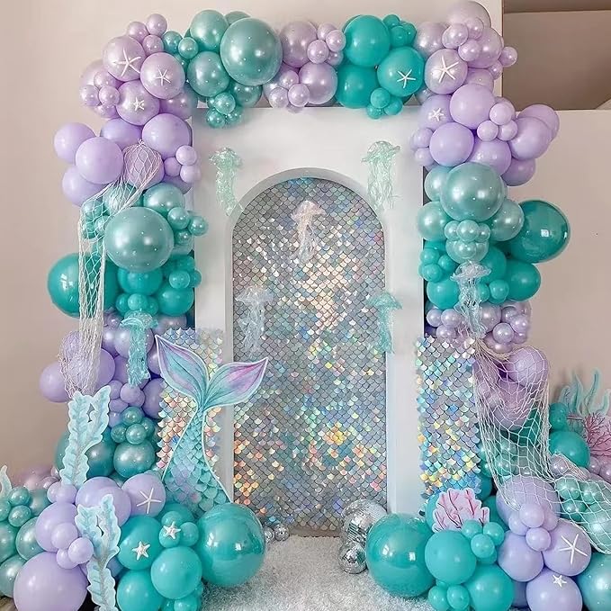 130pcs Pastel Purple Balloons Different Sizes 18" 12" 10" 5" Light Purple Latex Balloon Garland Arch Kit for Birthday Baby Shower Graduation Wedding Gender Reveal Party Decorations-Ruum Studio Home