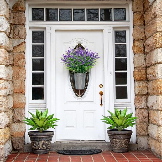 Artificial Agave Plants,Large UV Resistant Fake Agave Planters for Indoor and Outdoor Decorating Artificial Plants for Outdoors Plants(2Pack, 22")-Ruum Studio Home