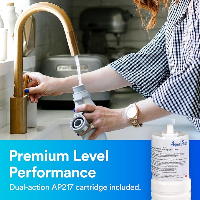 3M Aqua-Pure Under Sink Water Filter System AP200, Full Flow-Ruum Studio Home