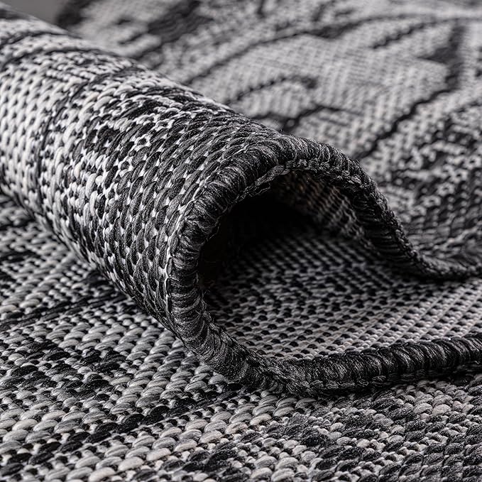 Keen Home Design Terrace Outdoor Throw Rug - 3x5 Washable Indoor/Outdoor Rug for Patio, Kitchen, Balcony, Beach, Garden, Deck and Porch, Size: 3'x5'-Ruum Studio Home