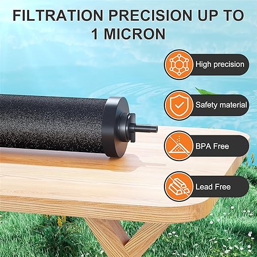 SKYSEN Water Filter Replacement for Berkey® BB9-2, Compatible with Berkey® Gravity Water Filter System.(wfr-4)-Ruum Studio Home