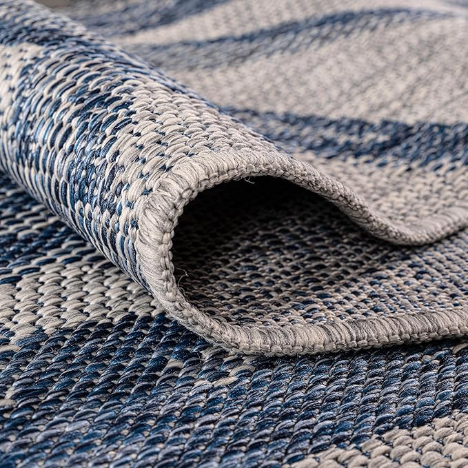 Keen Home Design Terrace Outdoor Area Rug - 9x12 Washable Indoor/Outdoor Rug for Patio, Kitchen, Balcony, Beach, Garden, Deck and Porch, Size: 8'10"x12'-Ruum Studio Home