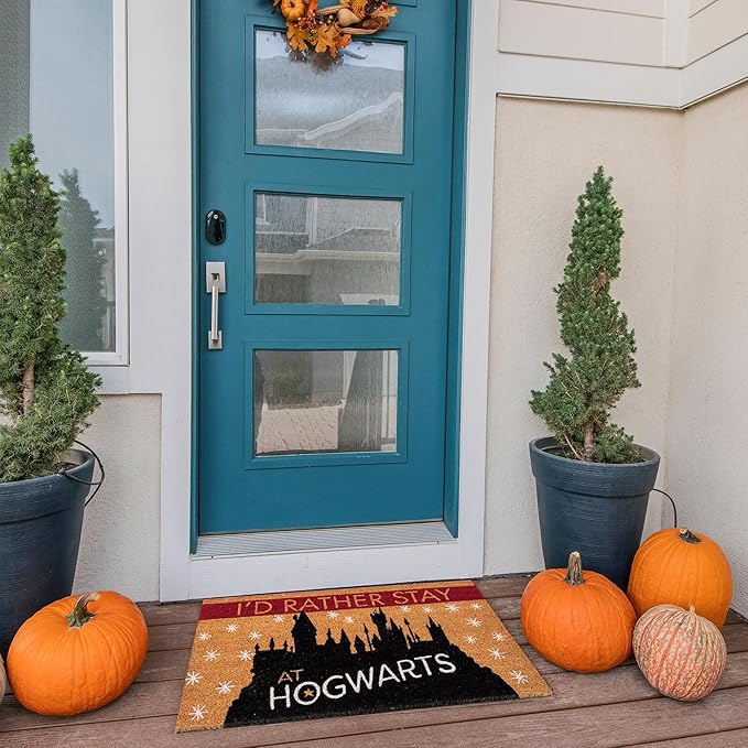Gertmenian Harry Potter Coir Doormat - 2x3 Welcome Mat (2-Pack), Ideal for High Traffic Areas in Front Door, Garage, Entryway - Paramount Hogwarts/Witches, 80027-Ruum Studio Home
