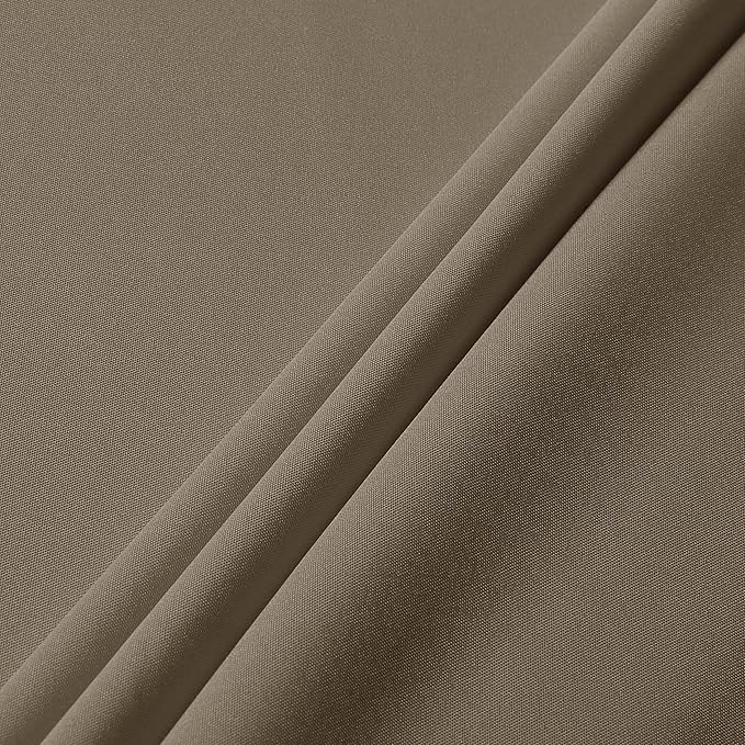 sancua Rectangle Tablecloth - 54 x 78 Inch - Stain and Wrinkle Resistant Washable Polyester Table Cloth, Decorative Fabric Table Cover for Dining Tables, Buffet Parties and Camping, Taupe