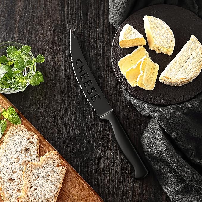 McCook® Premium Black Knife Sets,German Stainless Steel Kitchen Knives Block Set with Built-in Sharpener-Ruum Studio Home