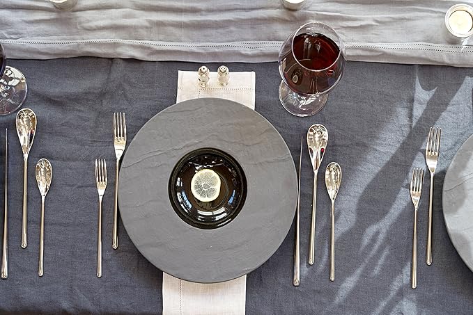 Fortessa Dragonfly 18/10 Stainless Steel Flatware, 5 Piece Place Setting, Service for 1-Ruum Studio Home