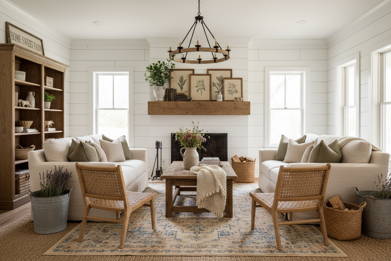 Farmhouse Rug Styling Ideas for Cozy Homes