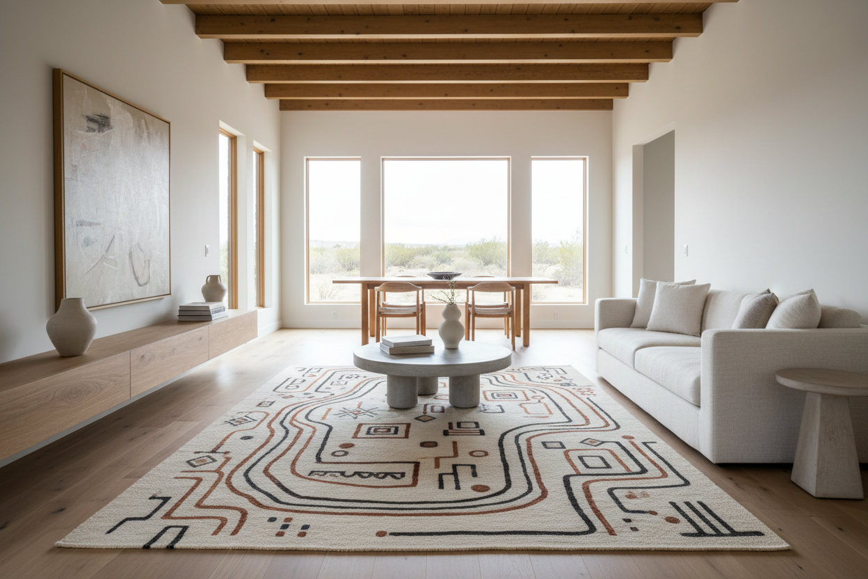 How to Choose Rugs for Minimal Homes