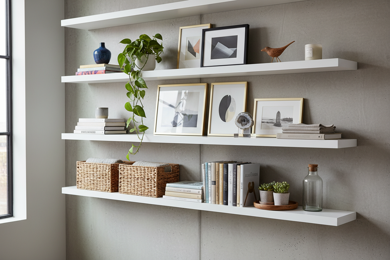 How to Style Shelves for Both Storage and Display