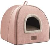 Cat Bed for Indoor Cats - Cat Cave Cat House Cats Tent with Removable Washable Cushioned Pillow, Soft and Self Kitten beds-Ruum Studio Home