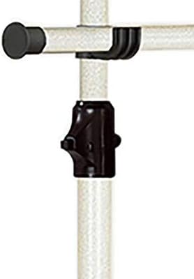 PRINCE HANGER Rack Heavy Duty One Touch System Load 352LBS Clothing Racks for Hanging Clothes Metal Closet Garment Closet system Tension Rod Free Standing Ivory Width Adjustable PHUS-0023-Ruum Studio Home