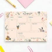 Bliss Collections Daily Planning Pad, To Do List Notebook - Beautiful - Undated Tear-Off Sheets Notepad - Day or Work Calendar, Organizer, Scheduler for Goals, Tasks, Ideas - 8.5" x 11", 50 Sheets-Ruum Studio Home