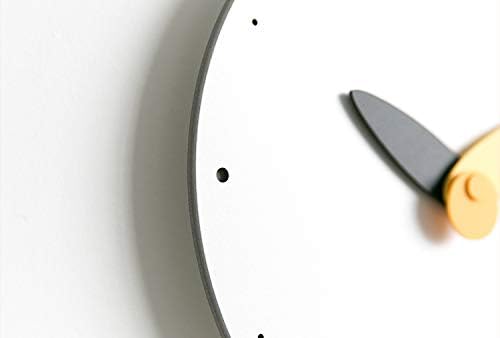 Stephanie Imports Modern Minimalist Yellow & Black Wall Clock-Ruum Studio Home